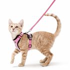 Adjustable Soft Cat Vest Kitten Harnesses Reflective Safety Harness with Leash